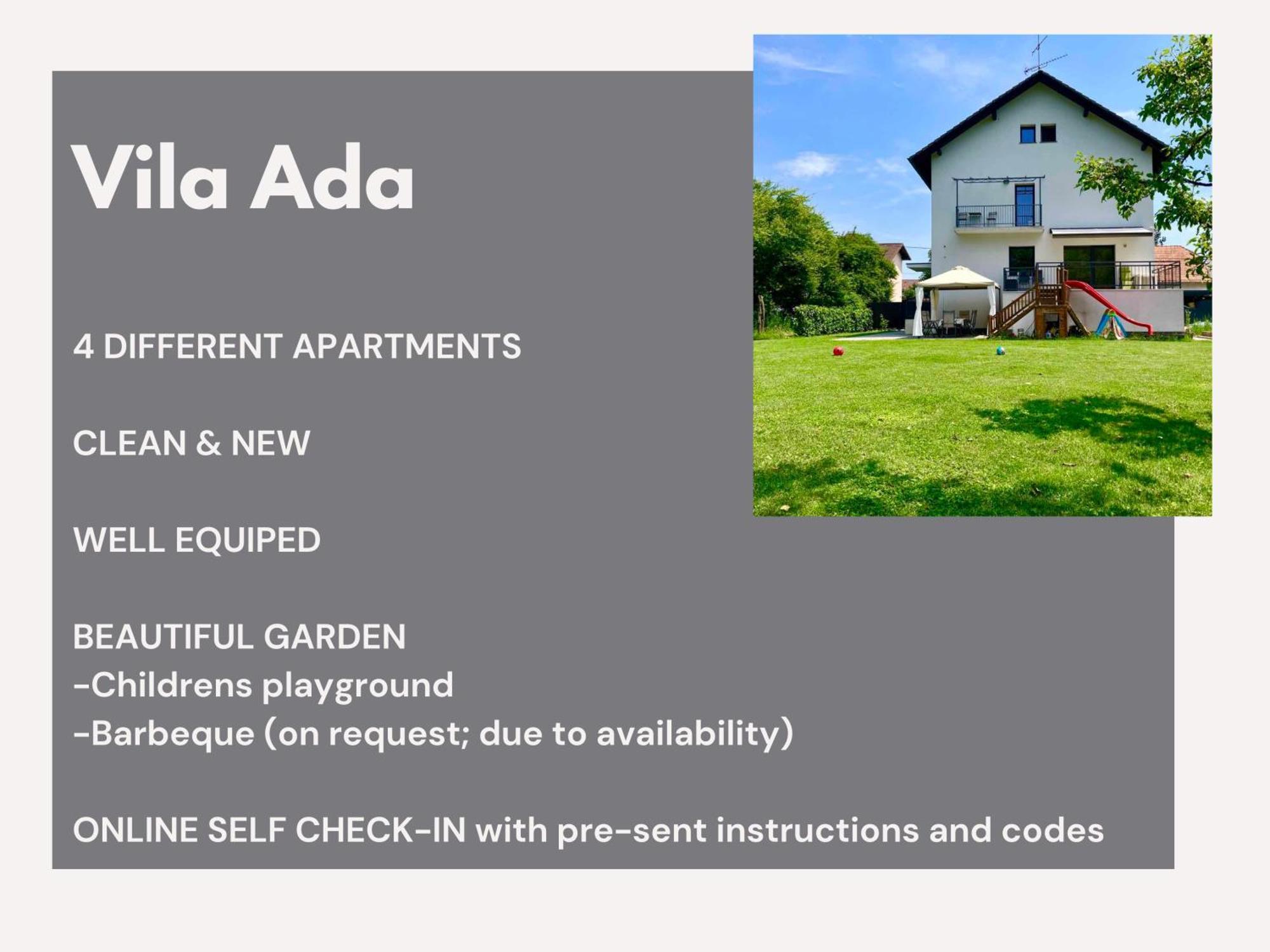 Vila Ada - 4 Cosy Apartments Liubliana Exterior foto